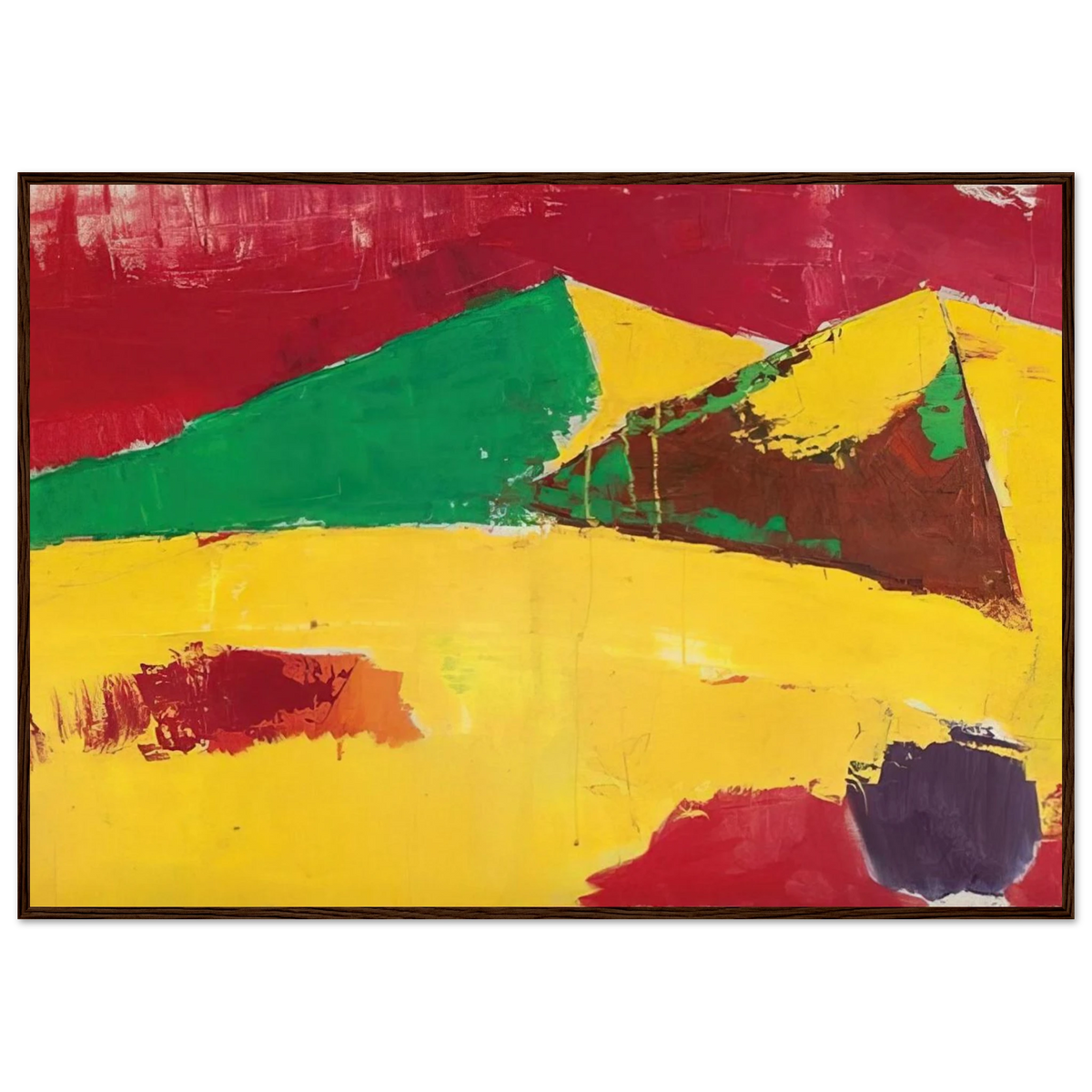Sicile Agrigente - 1953 Framed Poster | Nicolas de Stael Framed Prints Wall Art | Nicolas De Stael Shop
