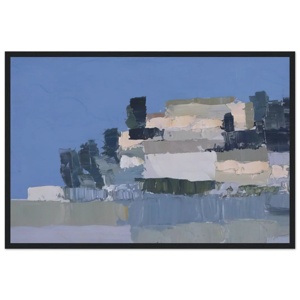 Ménerbes - Art Informel Framed Poster | Nicolas de Stael Framed Prints Wall Art | Nicolas De Stael Shop