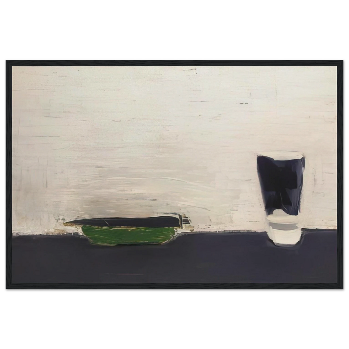 Nature morte au verre - 1954 Framed Poster | Nicolas de Stael Framed Prints Wall Art | Nicolas De Stael Shop