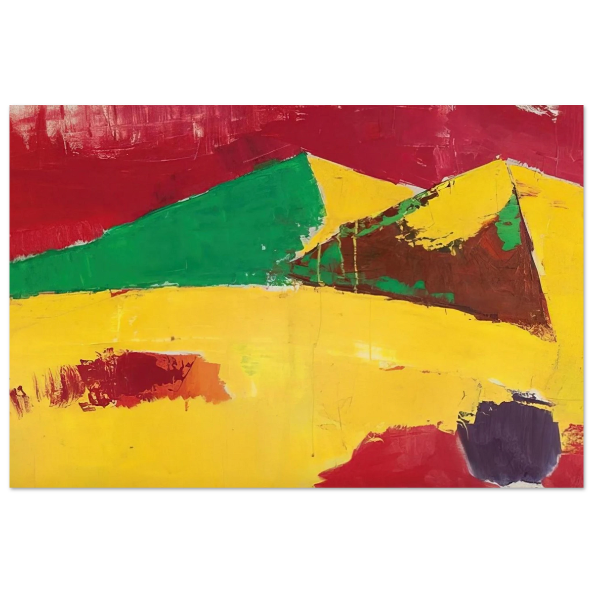 Sicile Agrigente - 1953 Poster | Nicolas de Stael Poster | Nicolas De Stael Shop