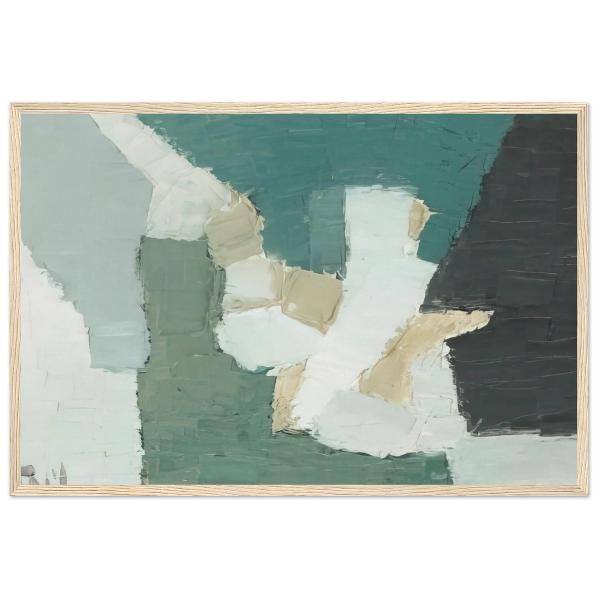 Composition - 1949 Framed Poster | Nicolas de Stael Framed Prints Wall Art | Nicolas De Stael Shop