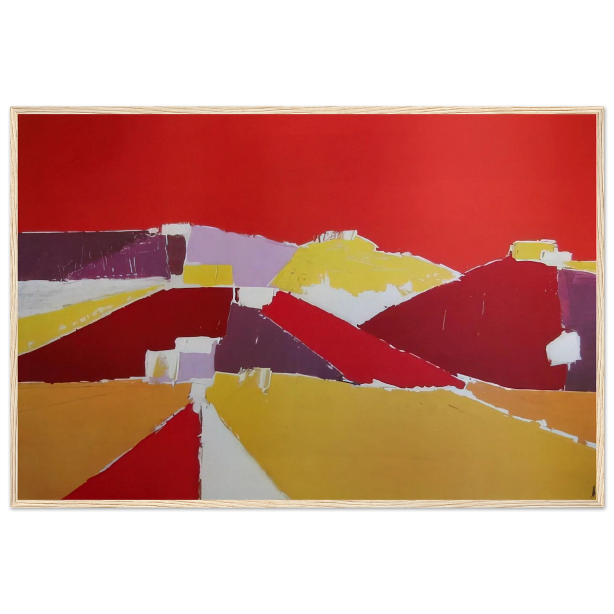 Agrigente - 1953 Framed Poster | Nicolas de Stael Framed Prints Wall Art | Nicolas De Stael Shop