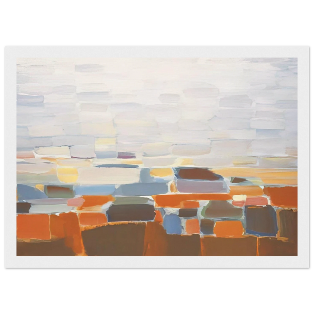 Ciel - Art Informel Framed Poster | Nicolas de Stael Framed Prints Wall Art | Nicolas De Stael Shop