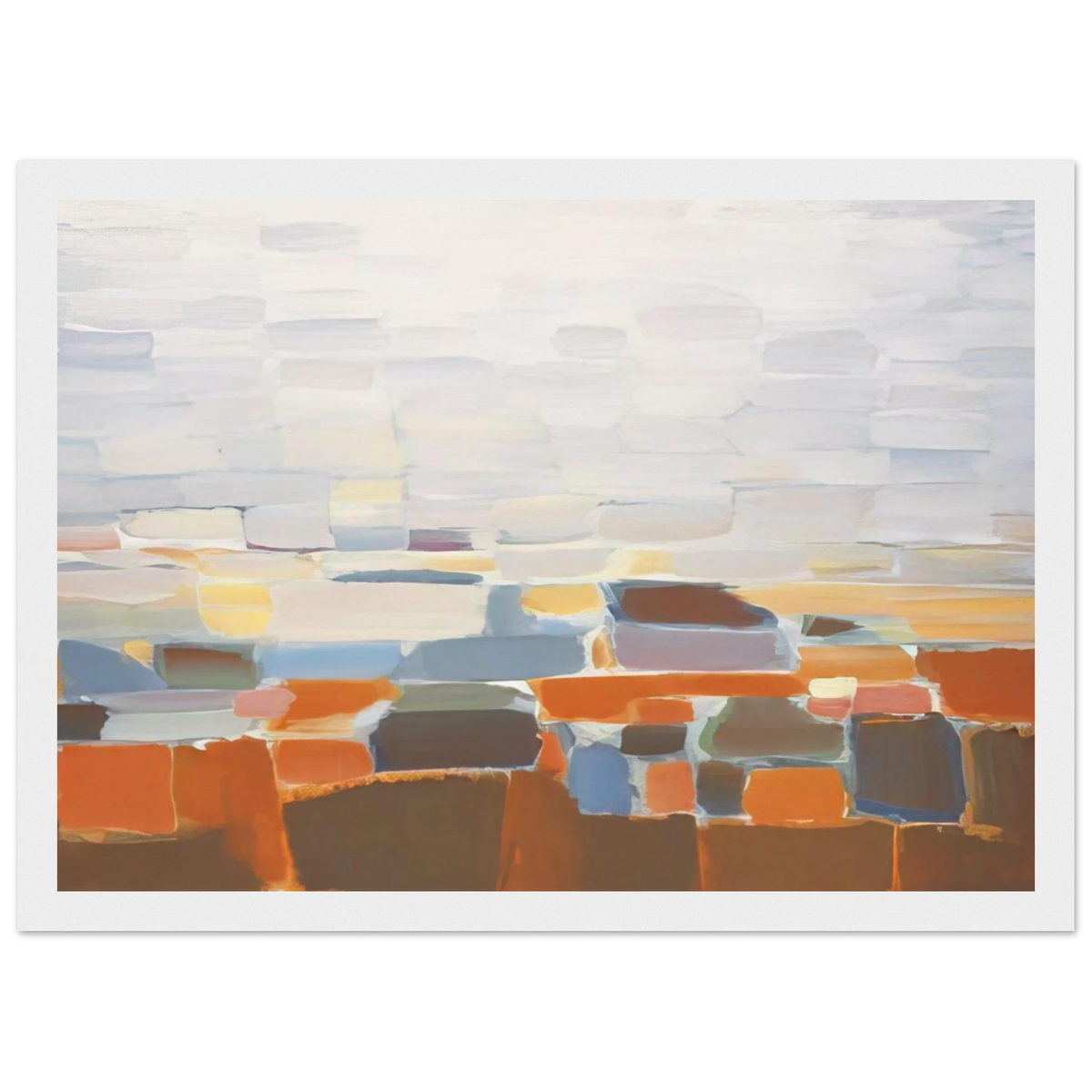 Ciel - Art Informel Framed Poster | Nicolas de Stael Framed Prints Wall Art | Nicolas De Stael Shop