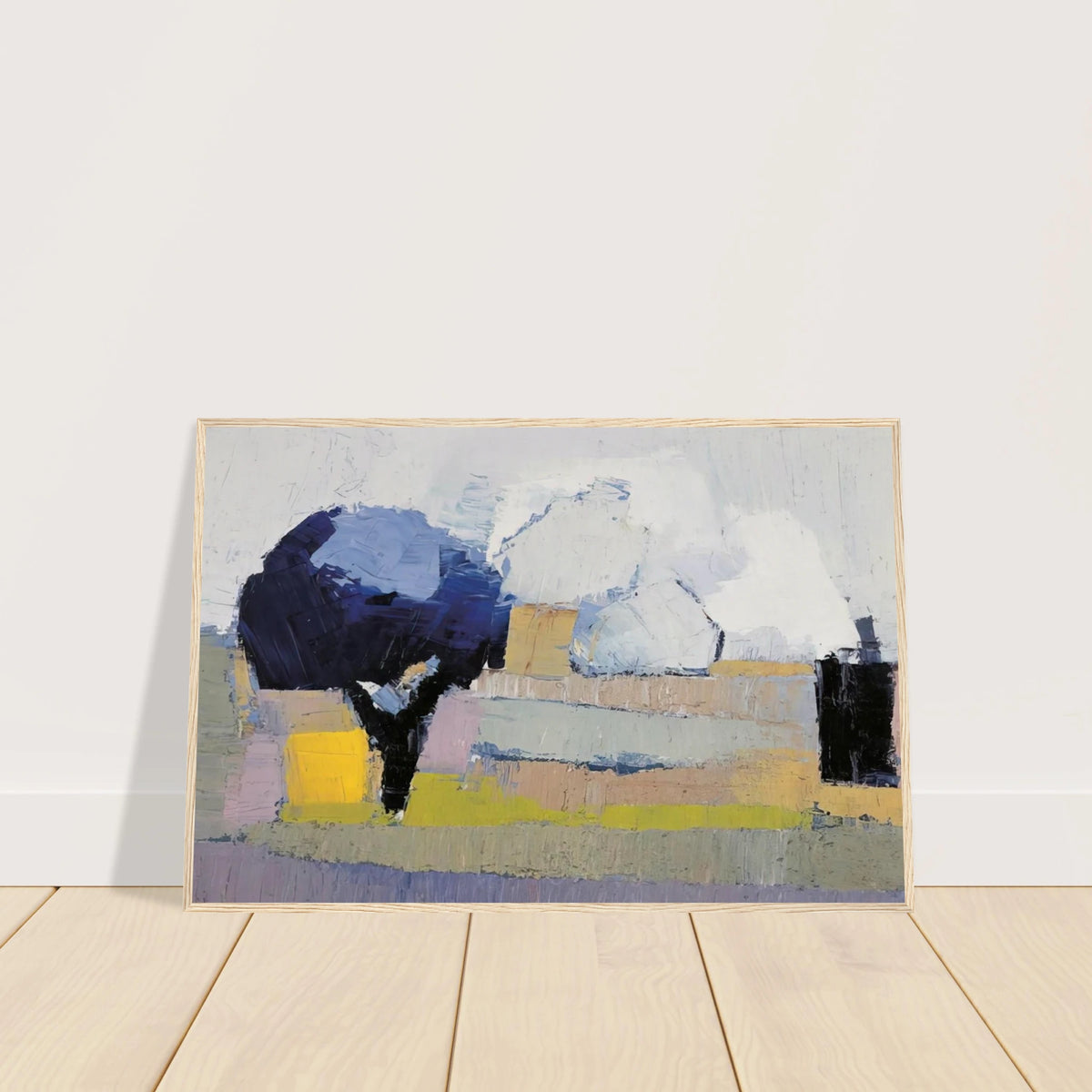 Paysage de Provence - Art Informel Framed Poster | Nicolas de Stael Framed Prints Wall Art | Nicolas De Stael Shop