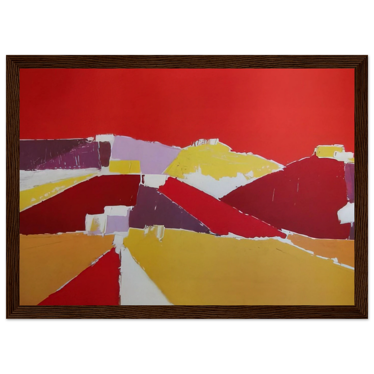 Agrigente - 1953 Framed Poster | Nicolas de Stael Framed Prints Wall Art | Nicolas De Stael Shop