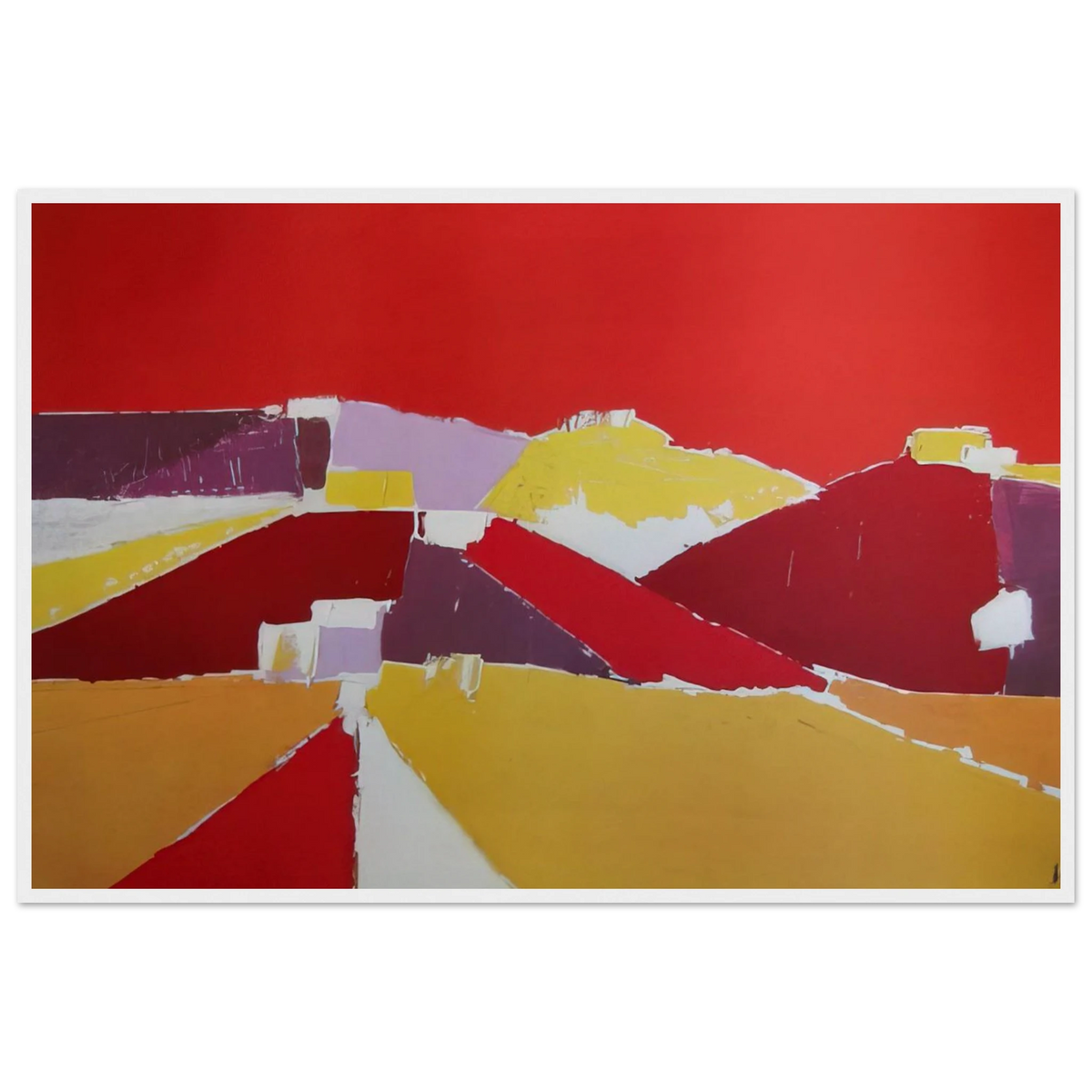 Agrigente - 1953 Framed Poster | Nicolas de Stael Framed Prints Wall Art | Nicolas De Stael Shop