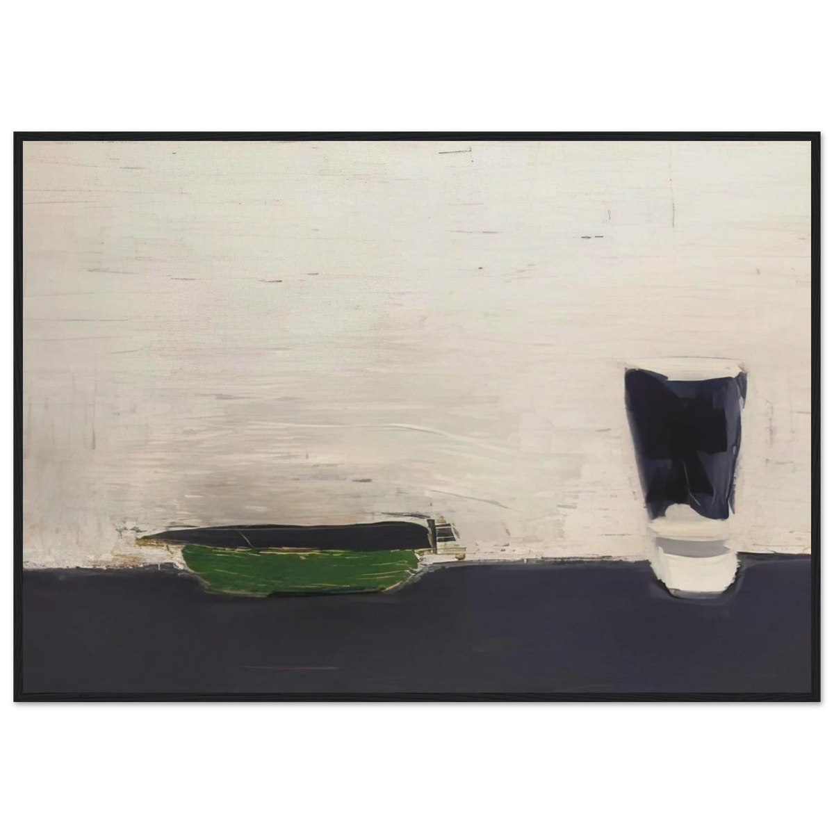 Nature morte au verre - 1954 Framed Poster | Nicolas de Stael Framed Prints Wall Art | Nicolas De Stael Shop