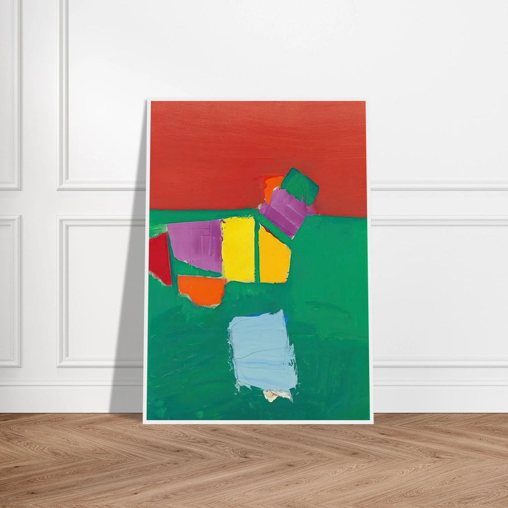 Les Martigues Composition - 1954 Framed Poster | Nicolas de Stael Framed Prints Wall Art | Nicolas De Stael Shop