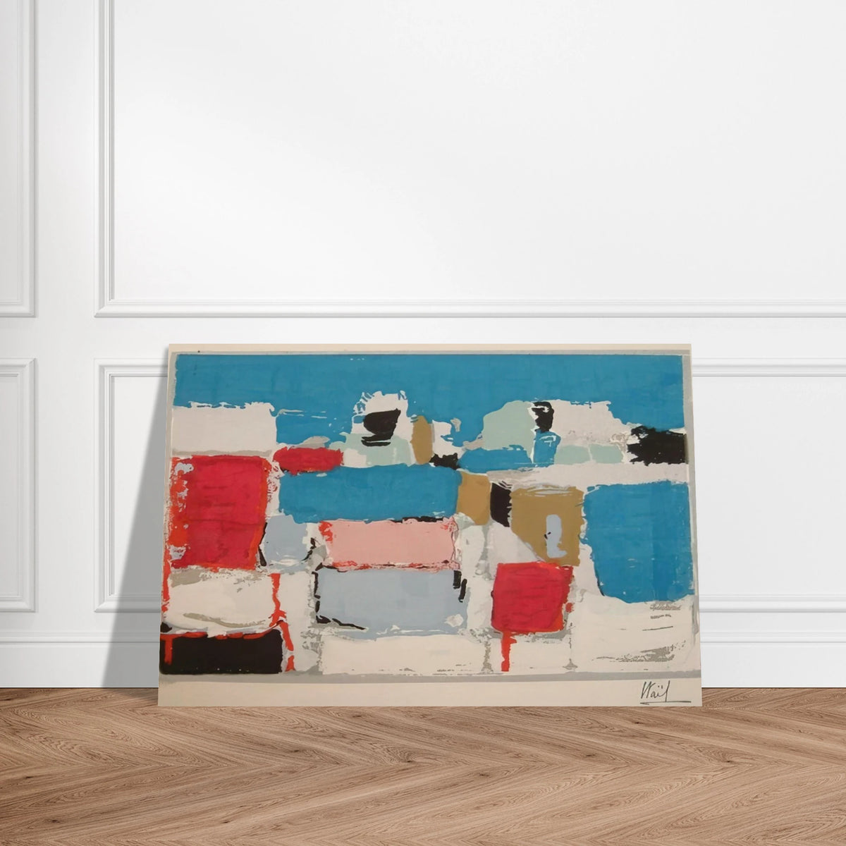 Méditerranée 01 - Art Informel Poster | Nicolas de Stael Poster | Nicolas De Stael Shop
