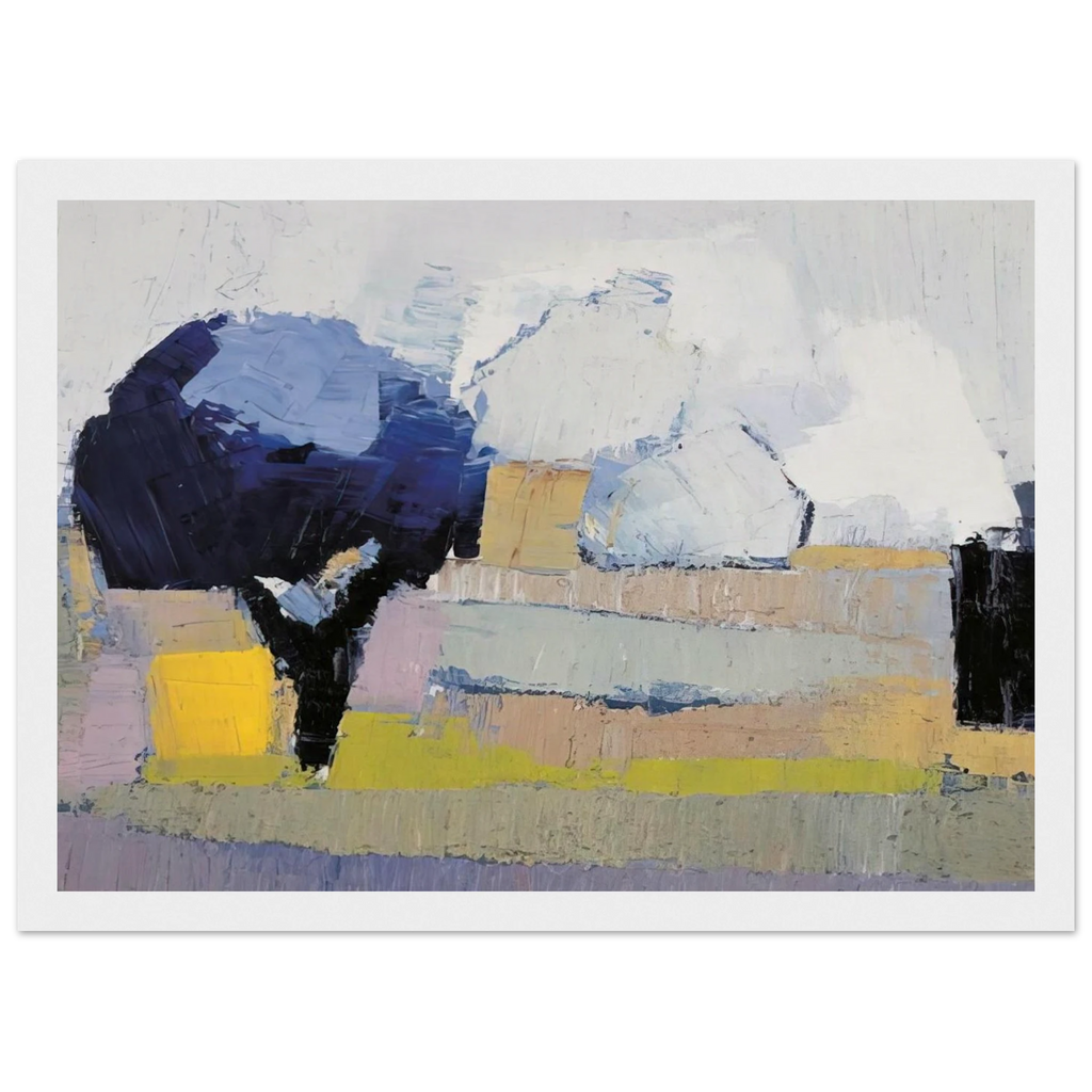 Paysage de Provence - Art Informel Framed Poster | Nicolas de Stael Framed Prints Wall Art | Nicolas De Stael Shop
