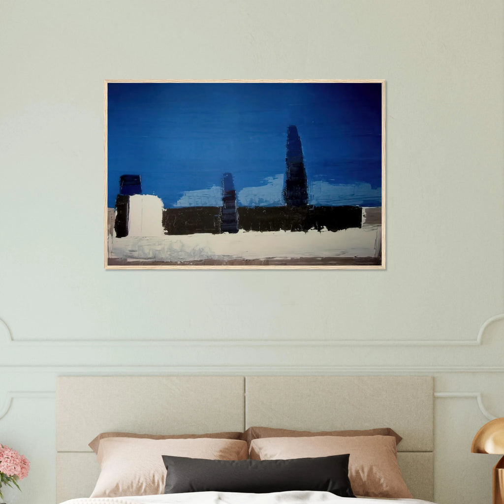 Fiesole - 1953 Framed Poster | Nicolas de Stael Framed Prints Wall Art | Nicolas De Stael Shop