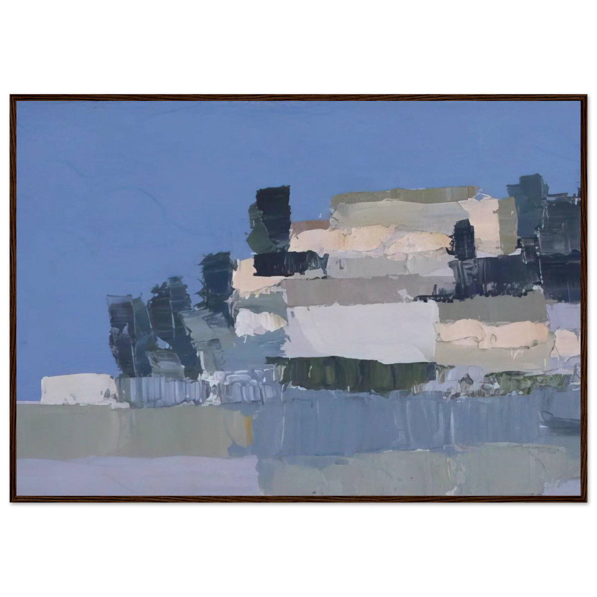 Ménerbes - Art Informel Framed Poster | Nicolas de Stael Framed Prints Wall Art | Nicolas De Stael Shop