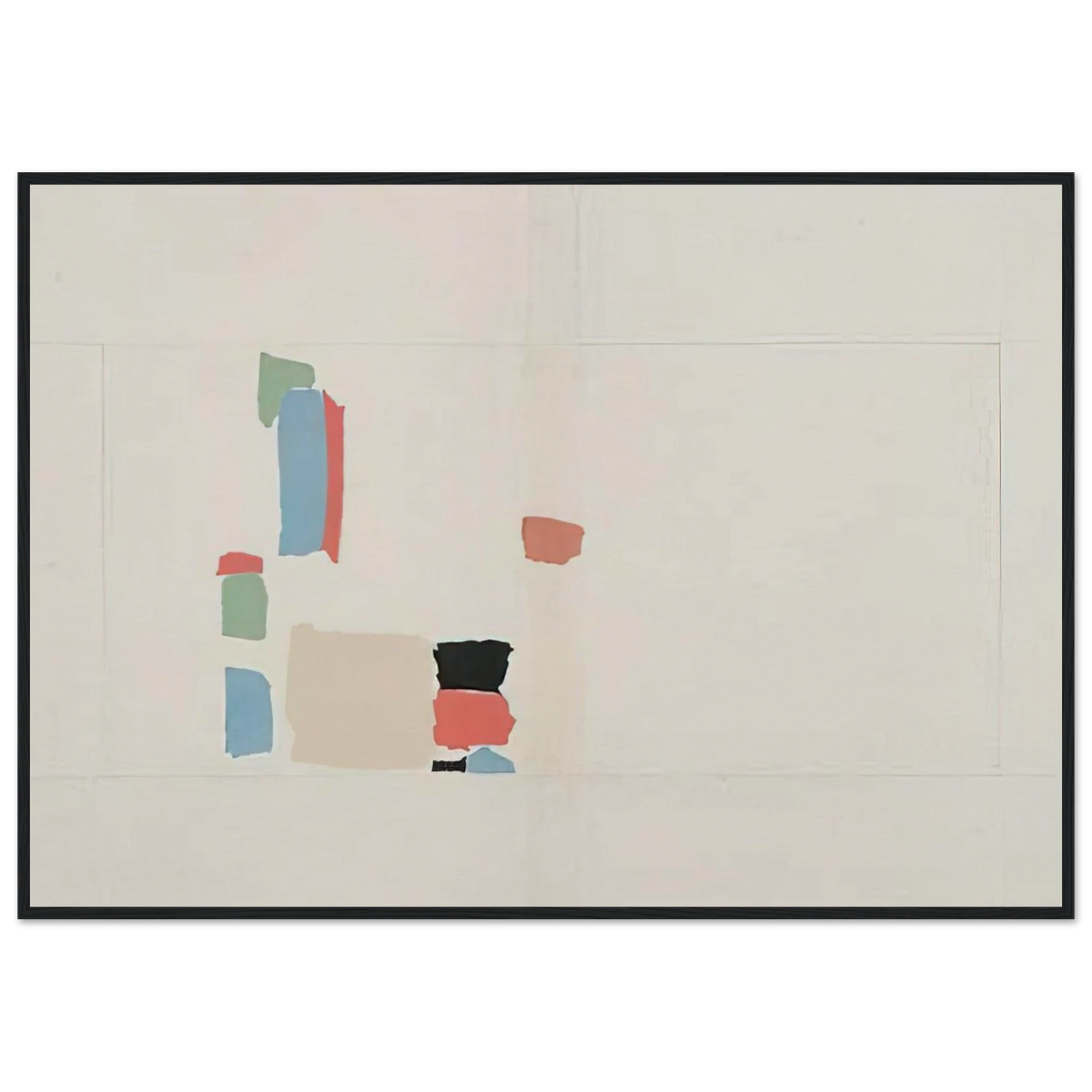 Abstract Composition - Lyrical Abstraction Framed Poster | Nicolas de Stael Framed Prints Wall Art | Nicolas De Stael Shop