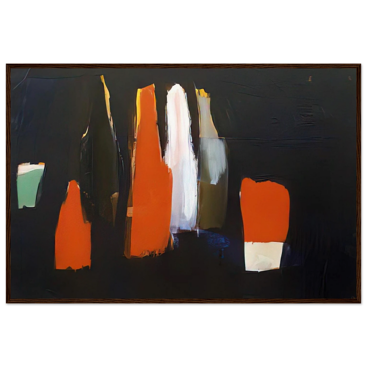 Bouteilles - Art Informel Framed Poster | Nicolas de Stael Framed Prints Wall Art | Nicolas De Stael Shop