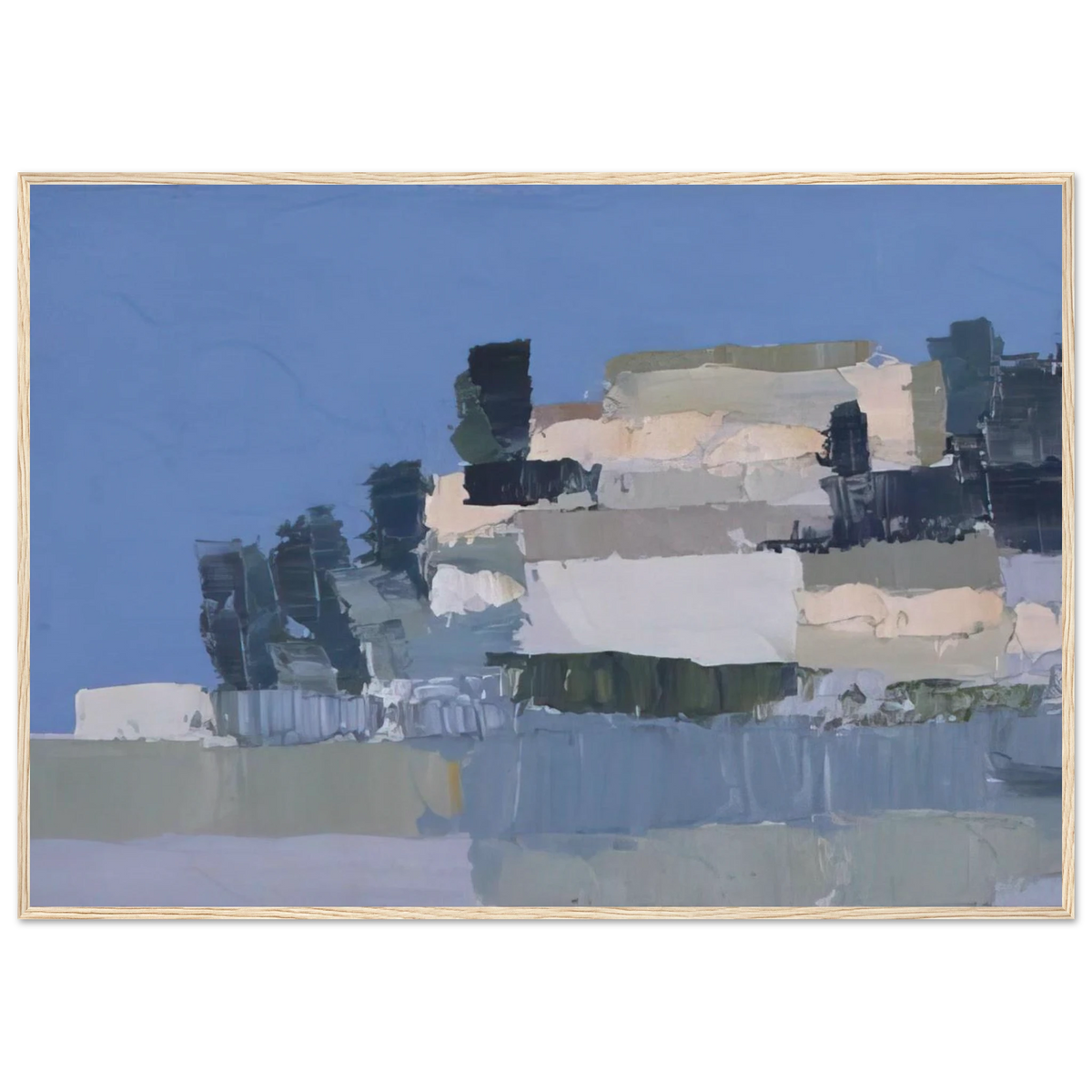 Ménerbes - Art Informel Framed Poster | Nicolas de Stael Framed Prints Wall Art | Nicolas De Stael Shop