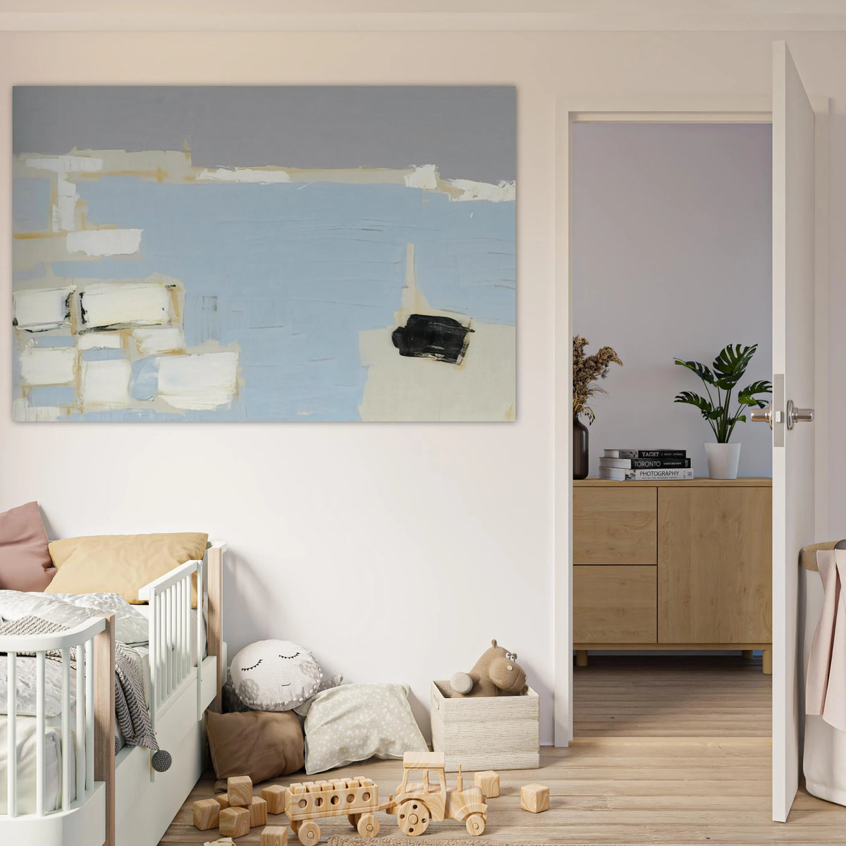 Marseille under snow - 1954 Poster | Nicolas de Stael Poster | Nicolas De Stael Shop