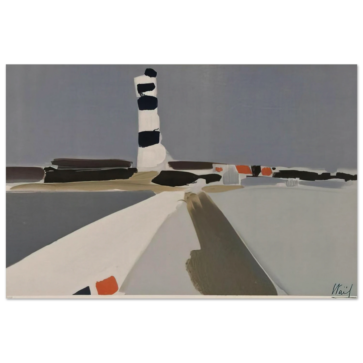 Le Phare - 1952 Poster | Nicolas de Stael Poster | Nicolas De Stael Shop