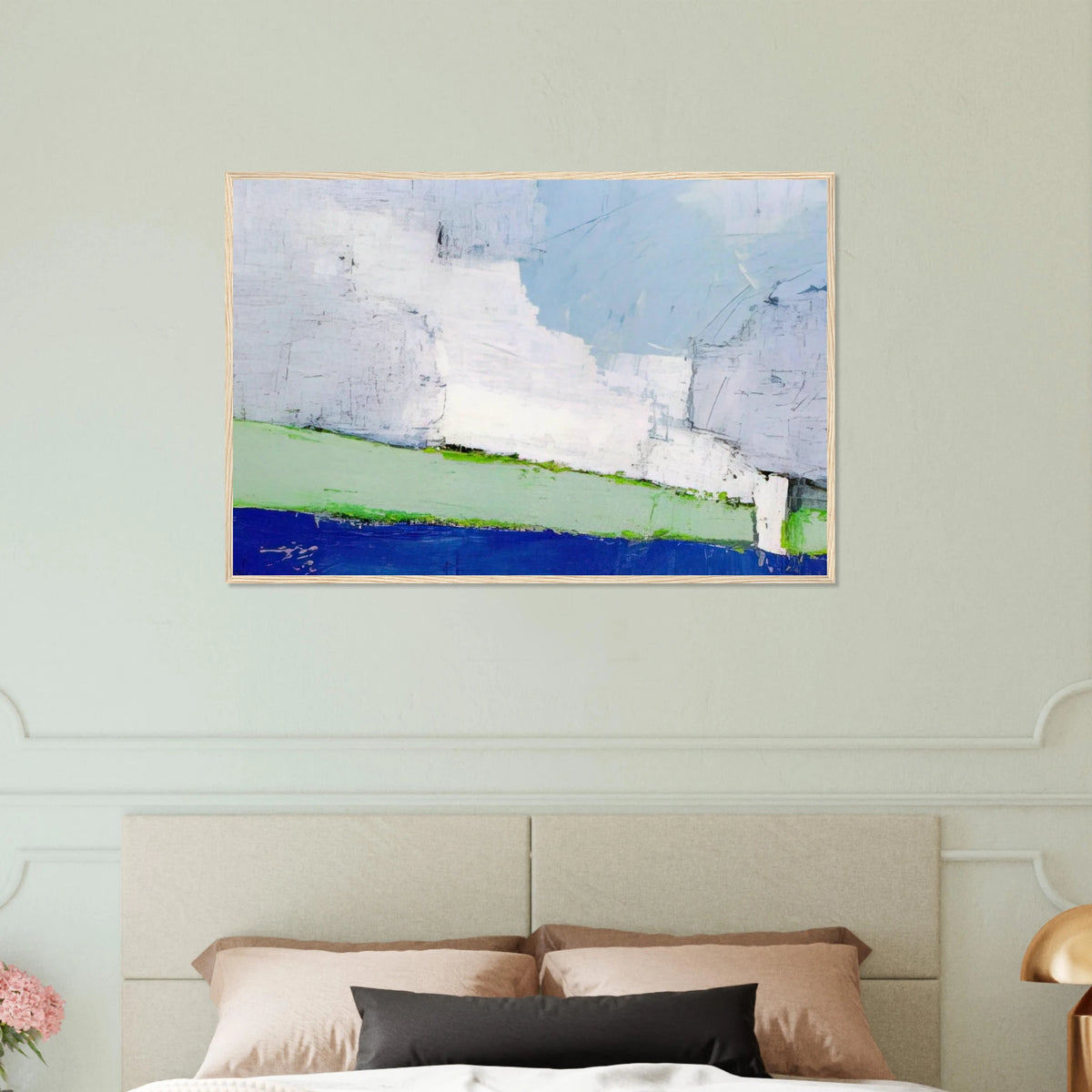 Paysage de Vaucluse No. 3 - 1953 Framed Poster | Nicolas de Stael Framed Prints Wall Art | Nicolas De Stael Shop