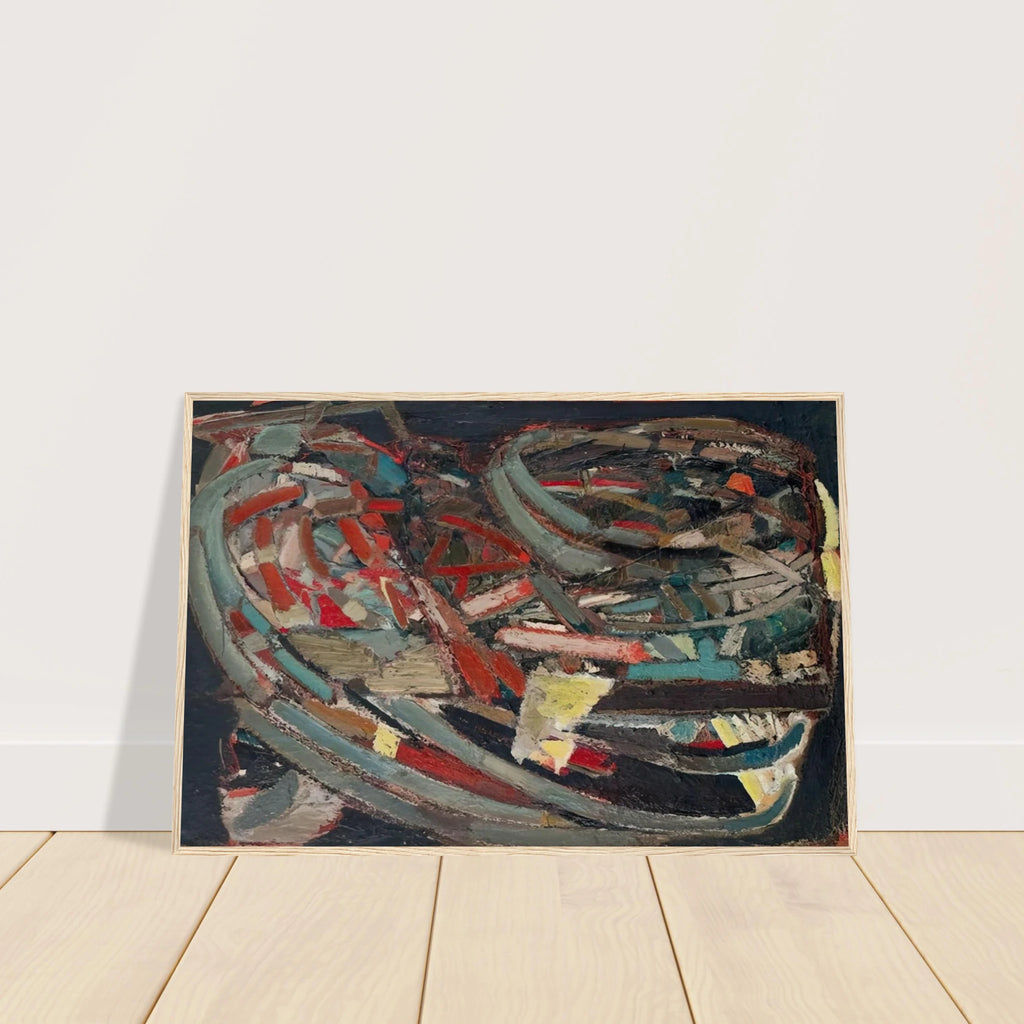 Composition - 1947 Framed Poster | Nicolas de Stael Framed Prints Wall Art | Nicolas De Stael Shop