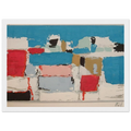 Méditerranée 01 - Art Informel Framed Poster | Nicolas de Stael Framed Prints Wall Art | Nicolas De Stael Shop