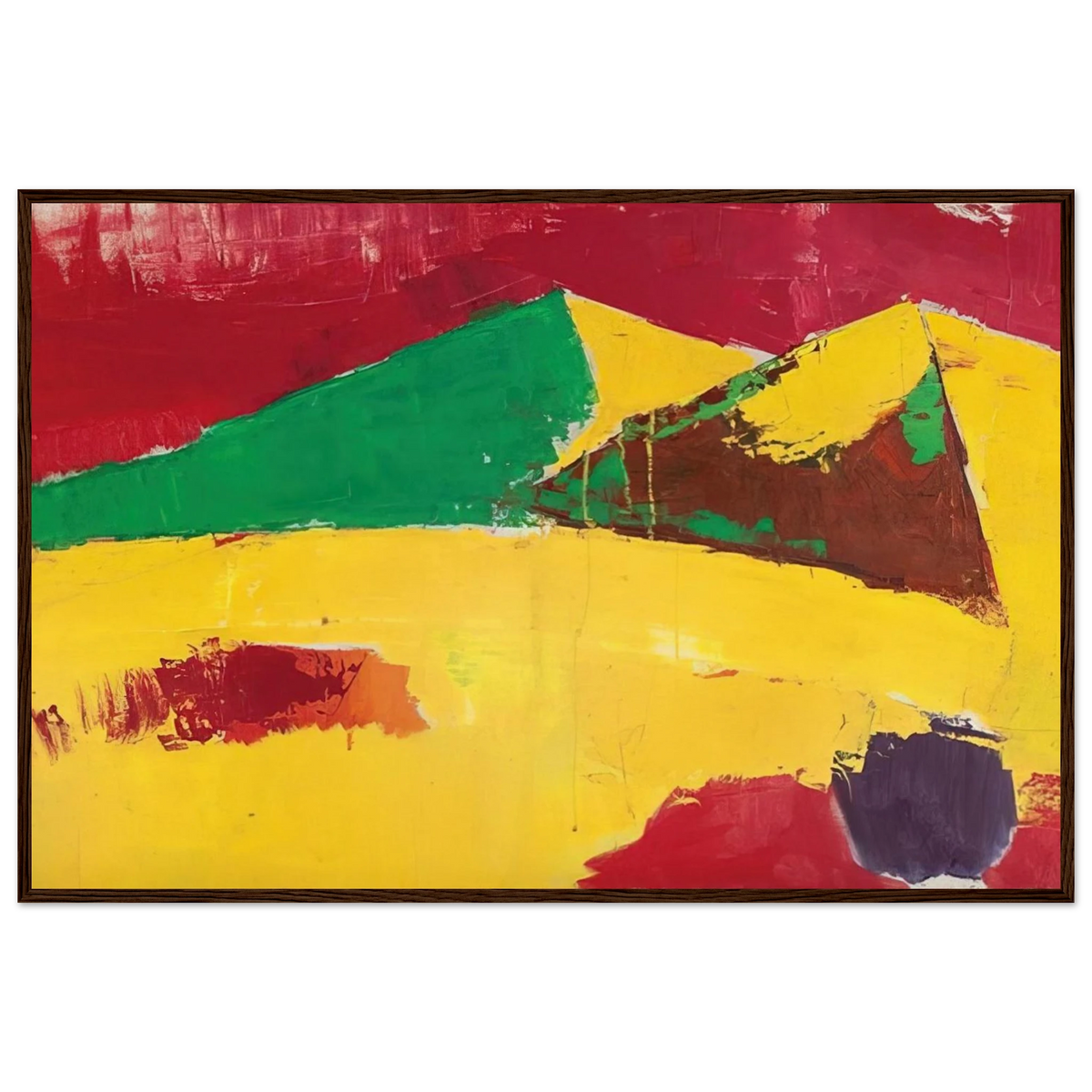 Sicile Agrigente - 1953 Framed Poster | Nicolas de Stael Framed Prints Wall Art | Nicolas De Stael Shop