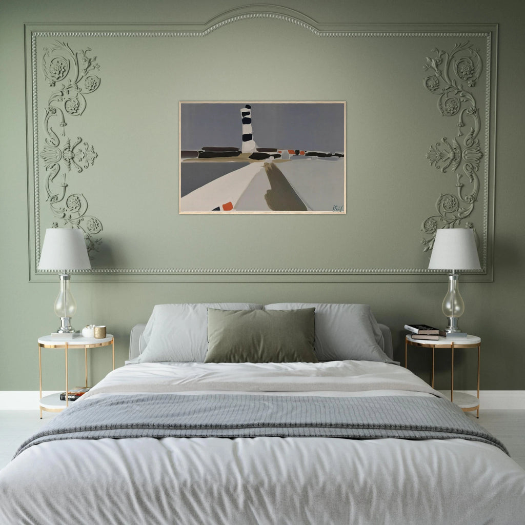 Le Phare - 1952 Framed Poster | Nicolas de Stael Framed Prints Wall Art | Nicolas De Stael Shop