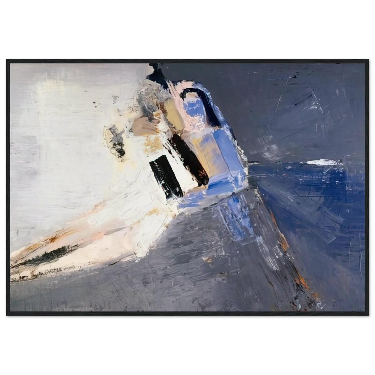 Figure accoudée - 1953 Framed Poster | Nicolas de Stael Framed Prints Wall Art | Nicolas De Stael Shop