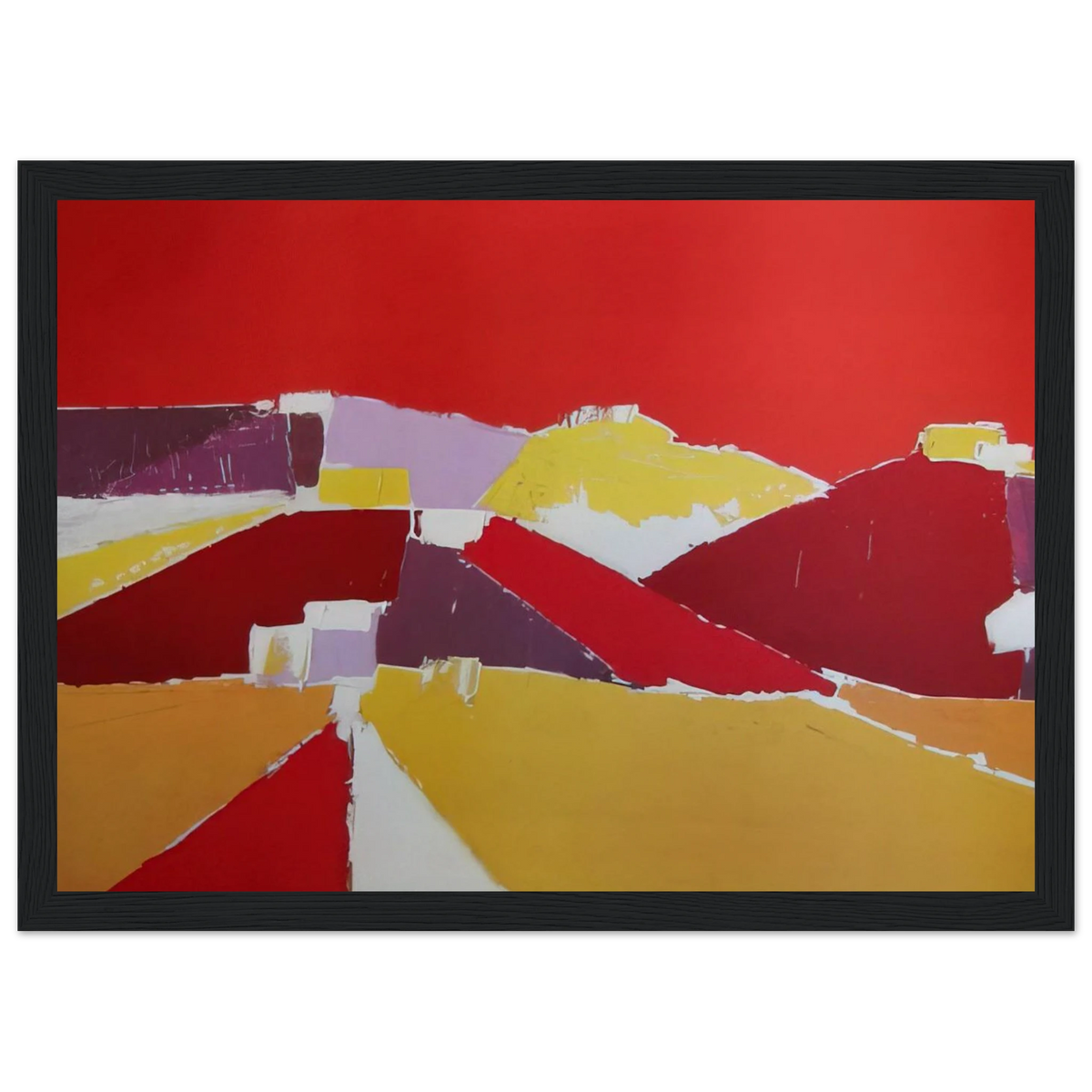 Agrigente - 1953 Framed Poster | Nicolas de Stael Framed Prints Wall Art | Nicolas De Stael Shop
