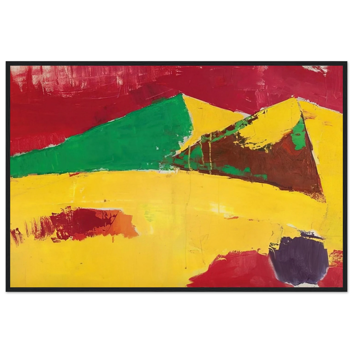Sicile Agrigente - 1953 Framed Poster | Nicolas de Stael Framed Prints Wall Art | Nicolas De Stael Shop