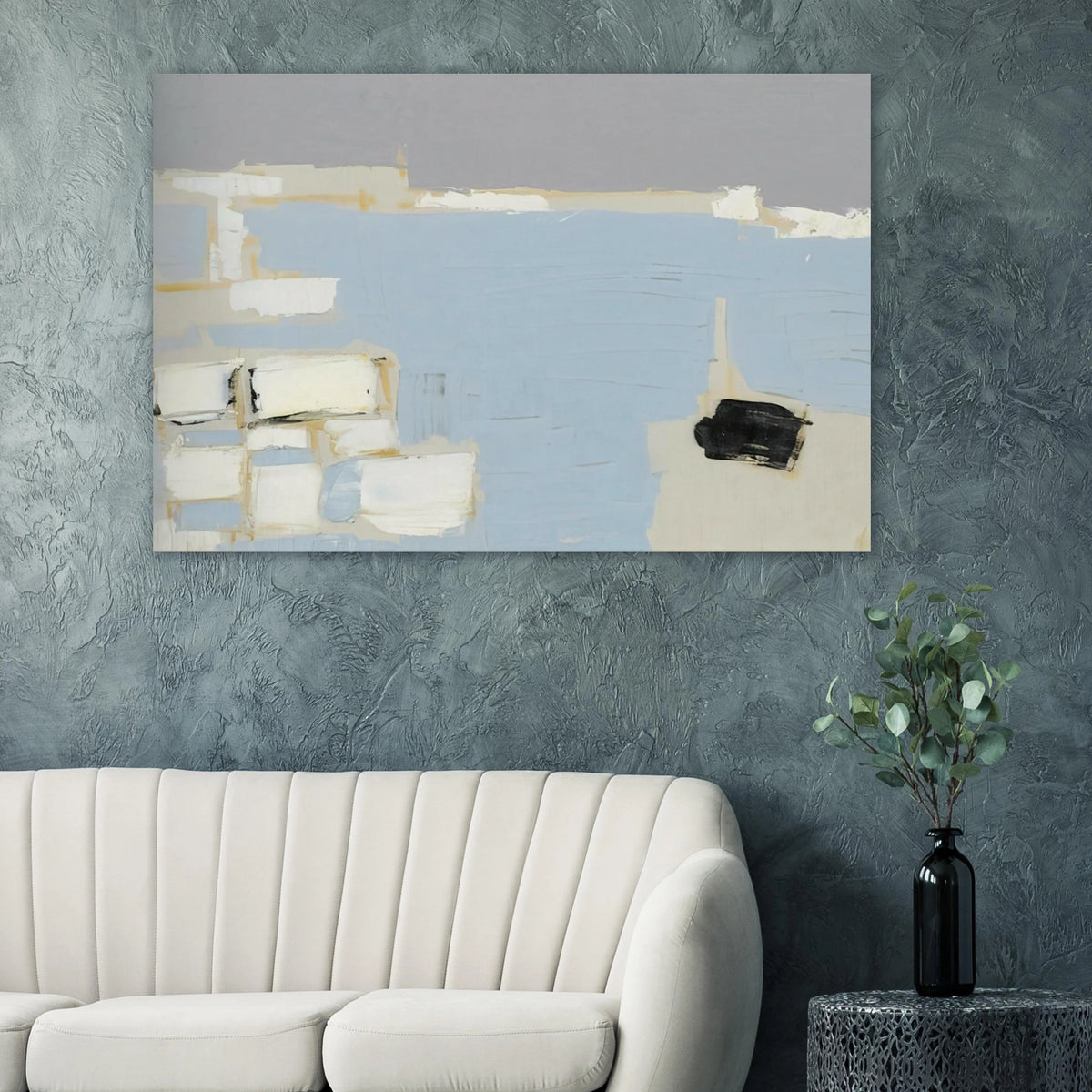 Marseille under snow - 1954 Poster | Nicolas de Stael Poster | Nicolas De Stael Shop