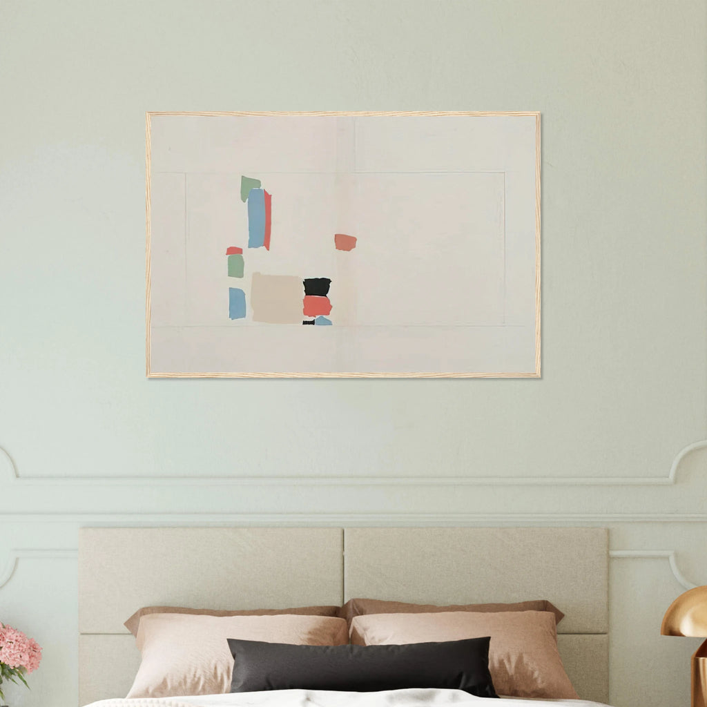 Abstract Composition - Lyrical Abstraction Framed Poster | Nicolas de Stael Framed Prints Wall Art | Nicolas De Stael Shop