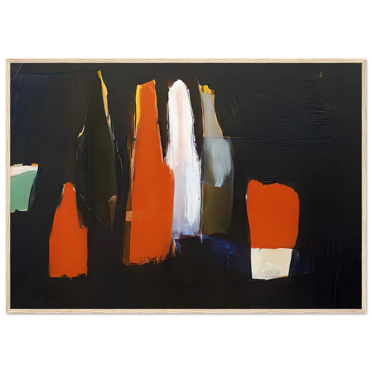 Bouteilles - Art Informel Framed Poster | Nicolas de Stael Framed Prints Wall Art | Nicolas De Stael Shop