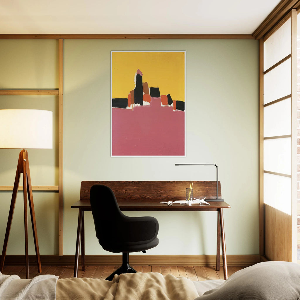 Syracuse - Lyrical Abstraction Framed Poster | Nicolas de Stael Framed Prints Wall Art | Nicolas De Stael Shop