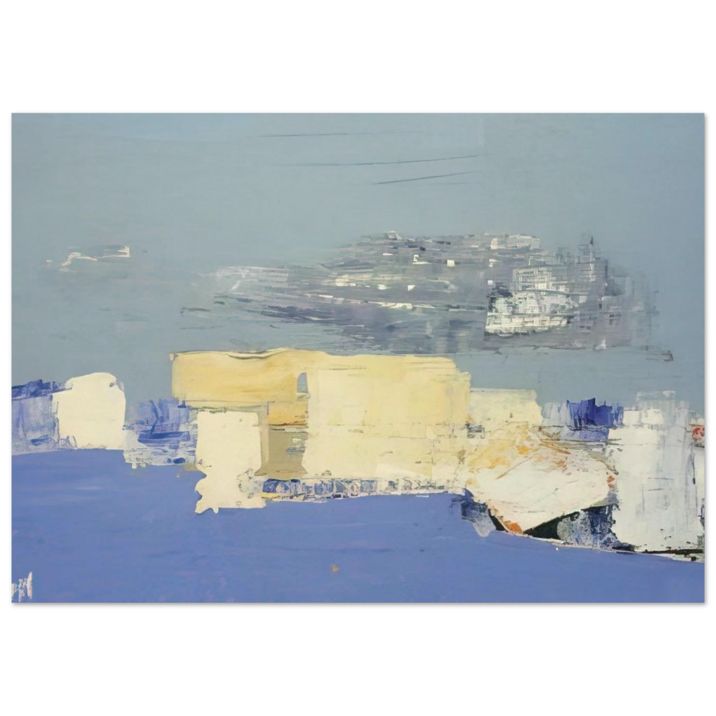 Paysage méditerranéen - Art Informel Poster | Nicolas de Stael Poster | Nicolas De Stael Shop