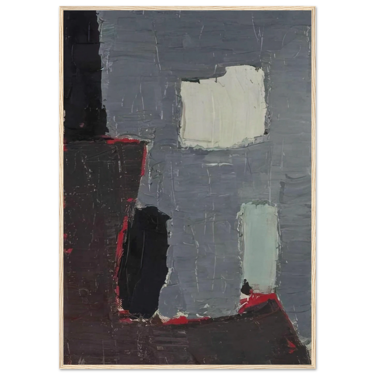 Composition - 1950 Framed Poster | Nicolas de Stael Framed Prints Wall Art | Nicolas De Stael Shop