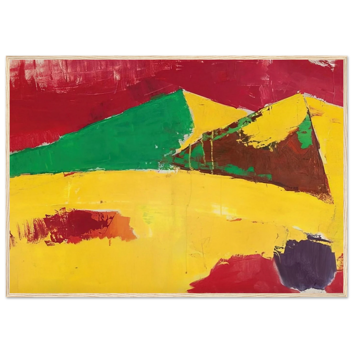 Sicile Agrigente - 1953 Framed Poster | Nicolas de Stael Framed Prints Wall Art | Nicolas De Stael Shop