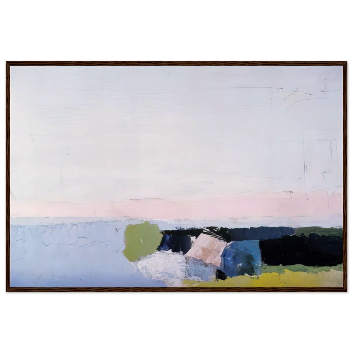 Bord de Mer - 1952 Framed Poster | Nicolas de Stael Framed Prints Wall Art | Nicolas De Stael Shop