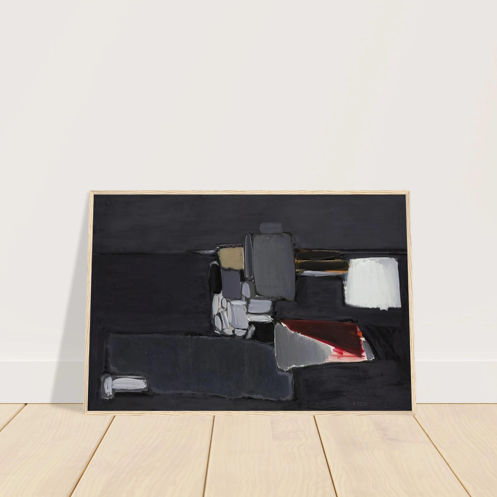 Nature morte en gris - 1955 Framed Poster | Nicolas de Stael Framed Prints Wall Art | Nicolas De Stael Shop
