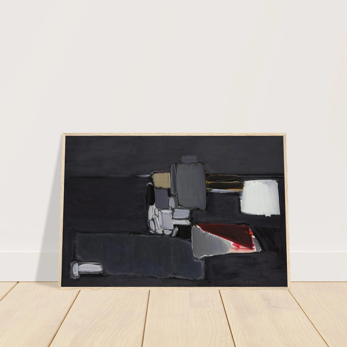 Nature morte en gris - 1955 Framed Poster | Nicolas de Stael Framed Prints Wall Art | Nicolas De Stael Shop