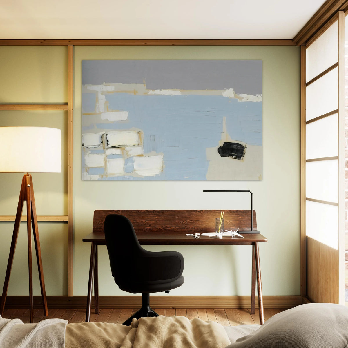 Marseille under snow - 1954 Poster | Nicolas de Stael Poster | Nicolas De Stael Shop