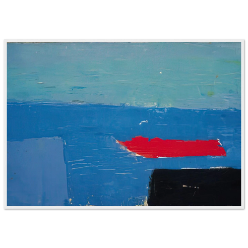 Bâteau - Lyrical Abstraction Framed Poster | Nicolas de Stael Framed Prints Wall Art | Nicolas De Stael Shop