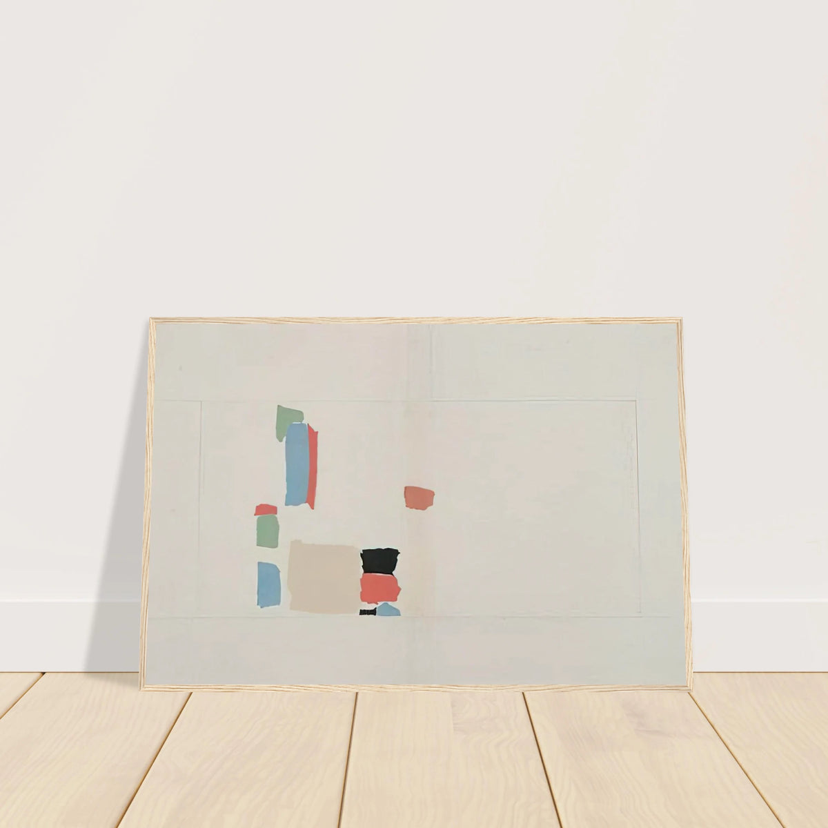 Abstract Composition - Lyrical Abstraction Framed Poster | Nicolas de Stael Framed Prints Wall Art | Nicolas De Stael Shop