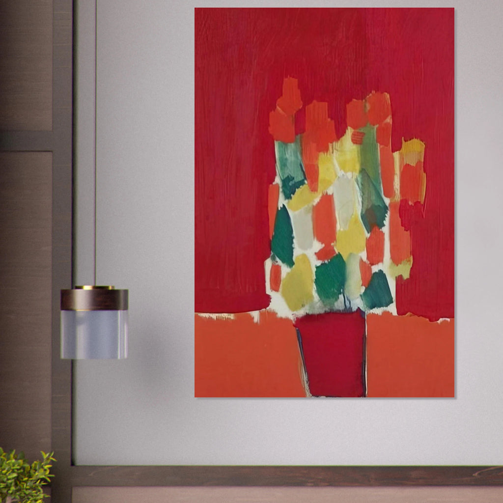Fleurs rouges - 1952 Poster | Nicolas de Stael Poster | Nicolas De Stael Shop