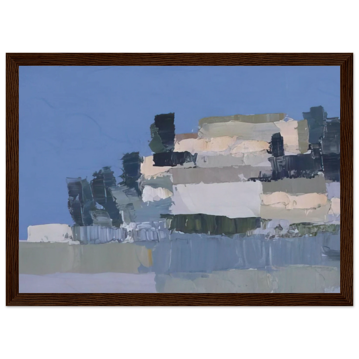 Ménerbes - Art Informel Framed Poster | Nicolas de Stael Framed Prints Wall Art | Nicolas De Stael Shop