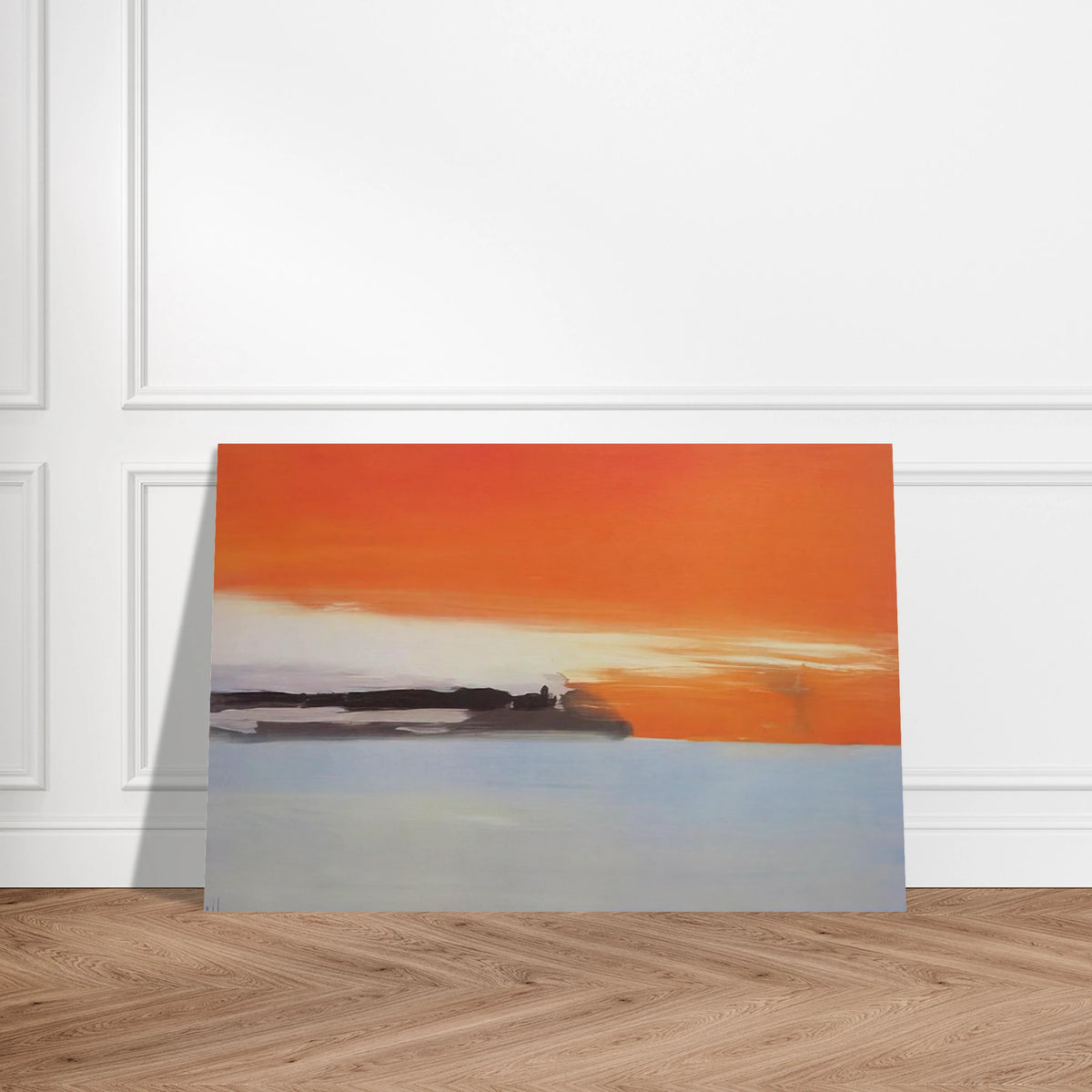 Chemin de fer au bord de la mer, soleil couchant - 1955 Poster | Nicolas de Stael Poster | Nicolas De Stael Shop