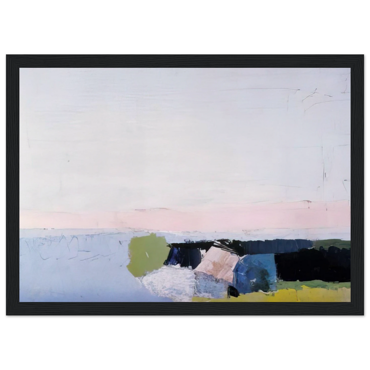 Bord de Mer - 1952 Framed Poster | Nicolas de Stael Framed Prints Wall Art | Nicolas De Stael Shop
