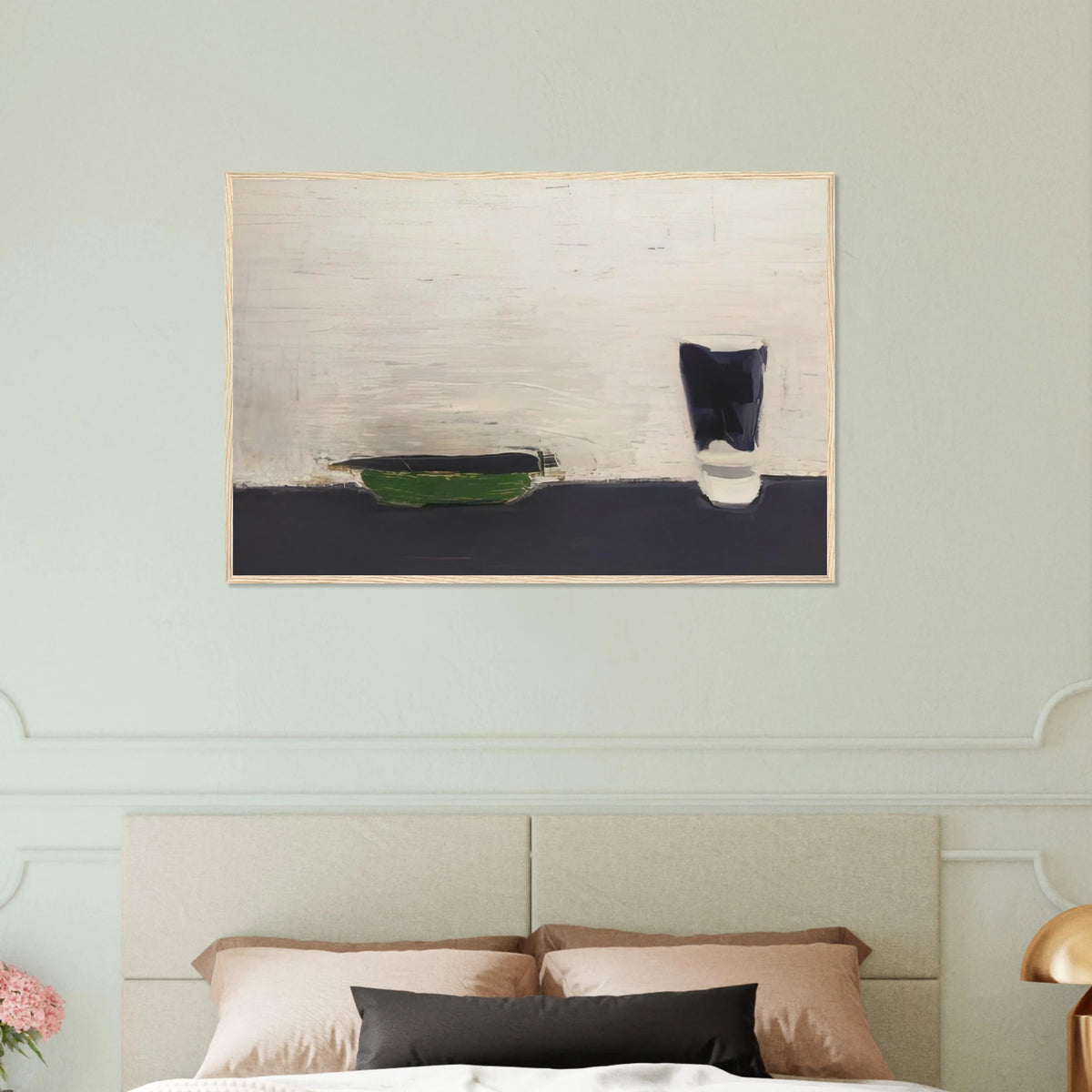 Nature morte au verre - 1954 Framed Poster | Nicolas de Stael Framed Prints Wall Art | Nicolas De Stael Shop