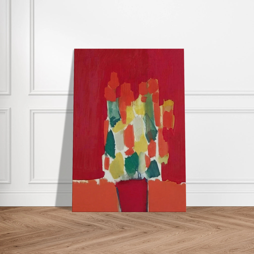Fleurs rouges - 1952 Canvas | Nicolas de Stael Canvas | Nicolas De Stael Shop
