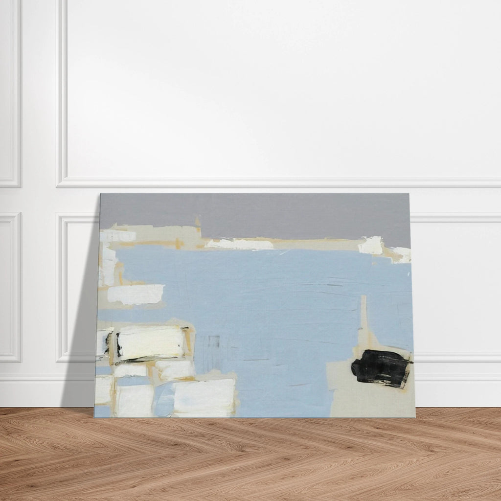 Marseille under snow - 1954 Canvas | Nicolas de Stael Canvas | Nicolas De Stael Shop
